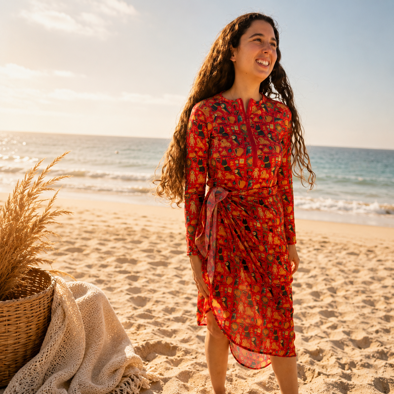 Tut & Tide Chiffon Coverup