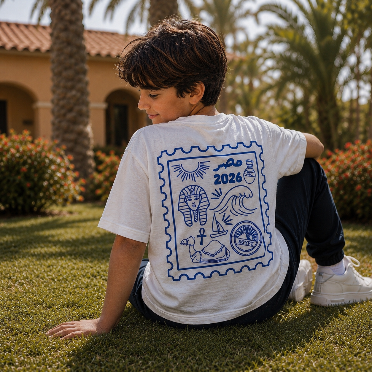 Egyptian Postcard Tee
